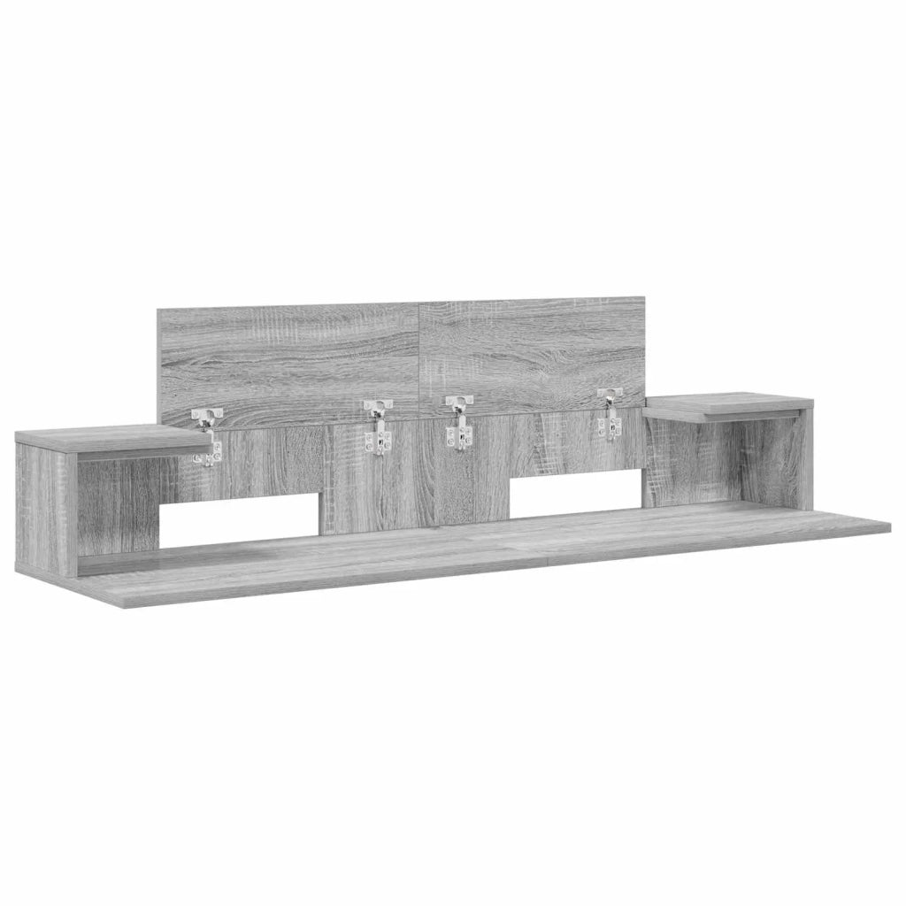 Scrivania studio Sonoma grigio 152 x 36 x 19,5 cm 8006697