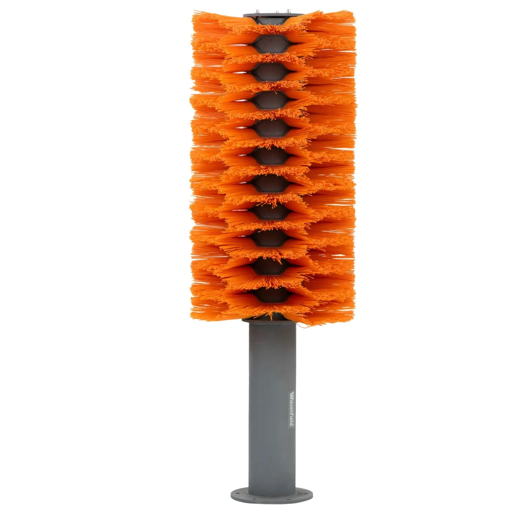 Spazzola per mucche 99 x ø 55 cm per uso interno ed esterno ferro arancione 14_0008439