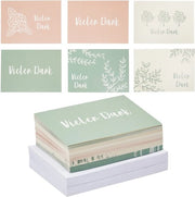 Set di Carte di Auguri 48 Pezzi - Carte di Auguri Blanco - Carte di Auguri per Compleanni - Carte di Auguri per Nascite - Carte di Auguri senza Testo - Carta di Alta Qualità 250 g/m²