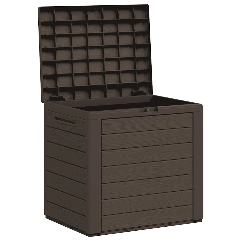 Baule da Giardino Marrone 58,5x46x55 cm in Polipropilene CFW3046831