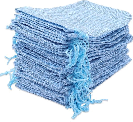 Sacchetti di juta premium, 30 pezzi, per gioielli, artigianato, matrimoni, Natale