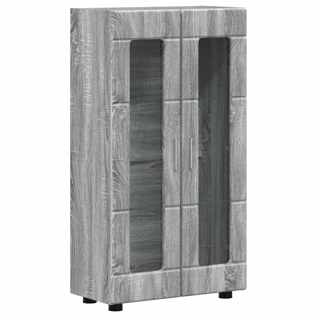 Credenza con porta FLORIN Grigio Sonoma 55,5 x 29 x 100 cm 880257