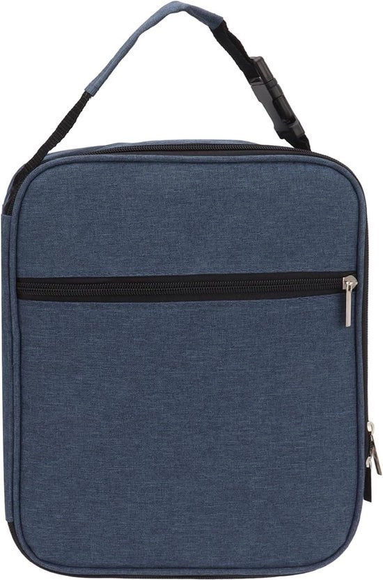 Borsa portasigarette isolata da 6 litri - tessuto Oxford - blu marino - borsa da spiaggia.