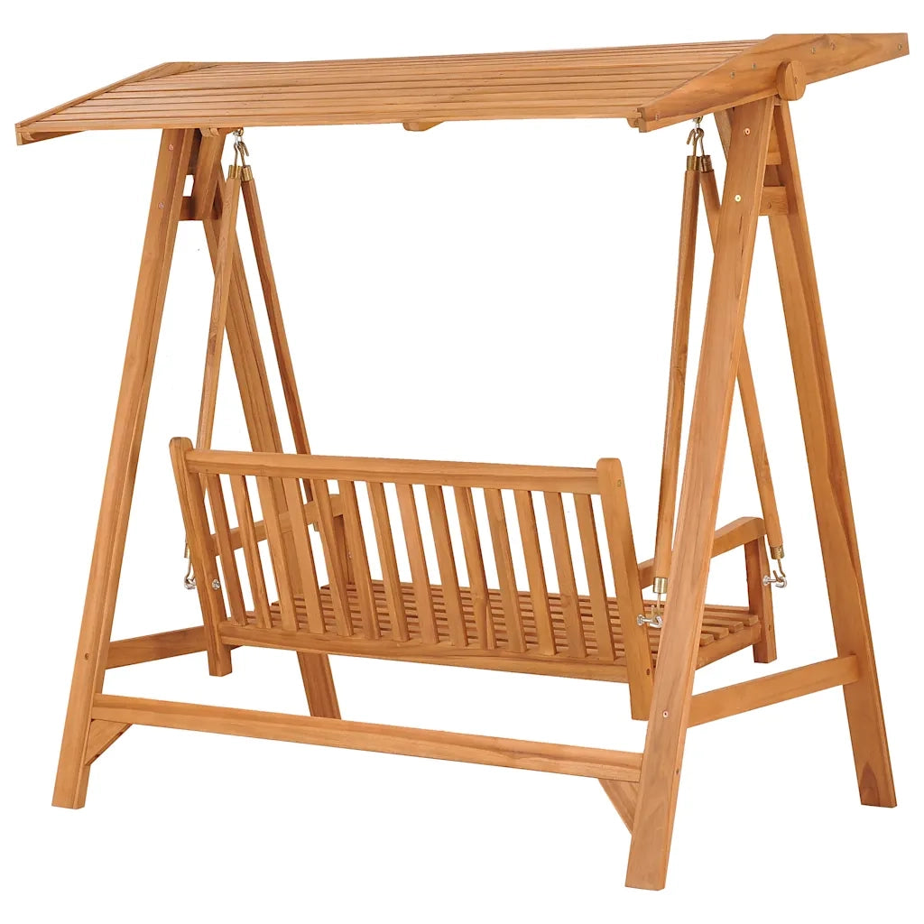 Dondolo da Giardino 174 cm in Legno Massello di Teak 316629