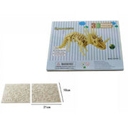 Trade Shop - Puzzle 3d Legno Stiracosauro Modellino Modellismo Collezione Gioco Bambini 07340 -