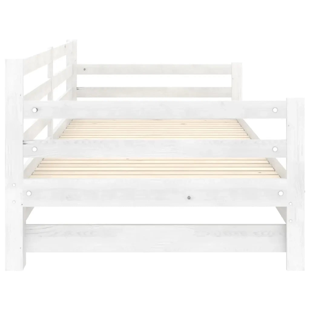 Dormeuse Estraibile Bianca in Massello di Pino 2x(90x200) cm 806956