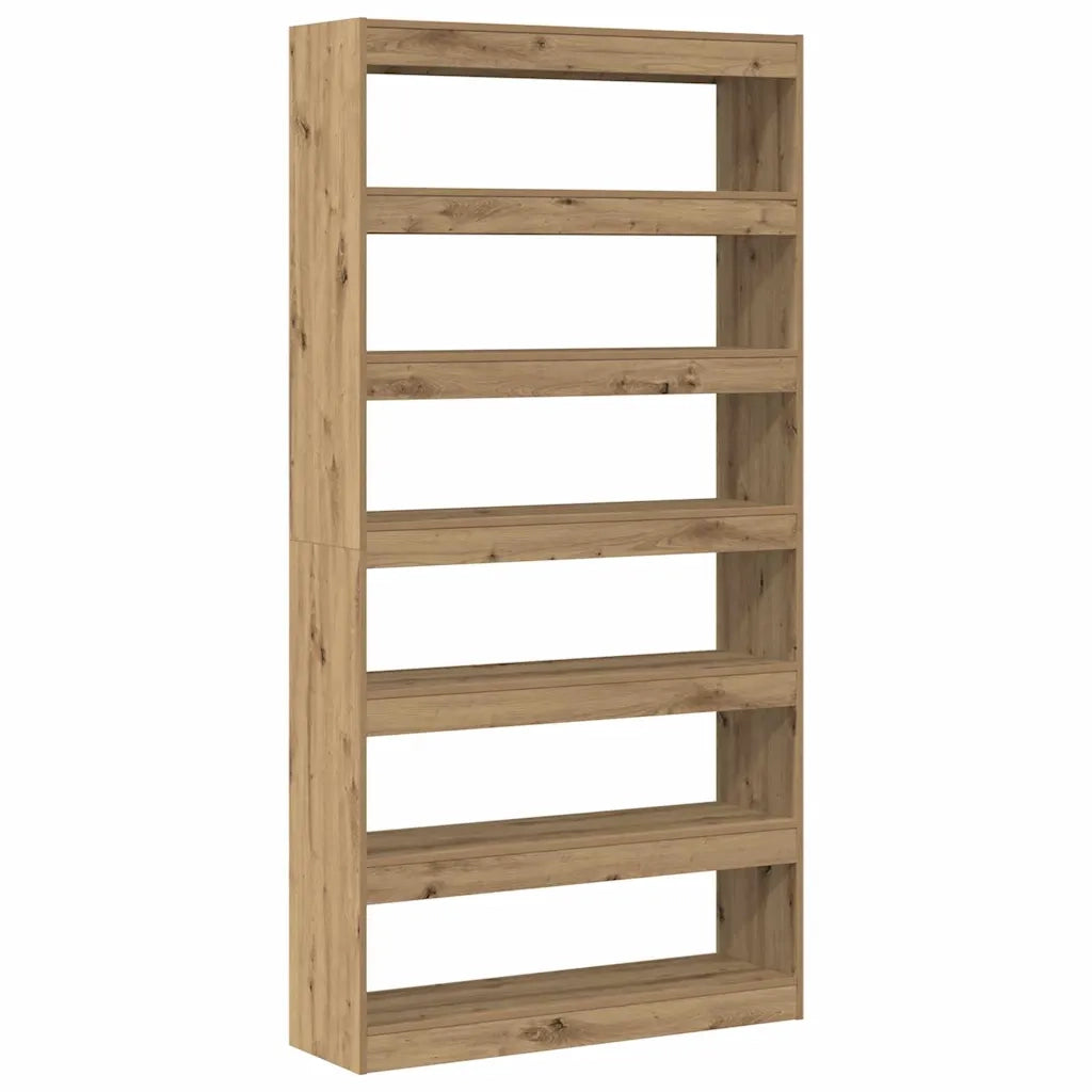 Armadio per Libri 6 livelli 100 x 30 x 198 cm Legno multistrato 3333931