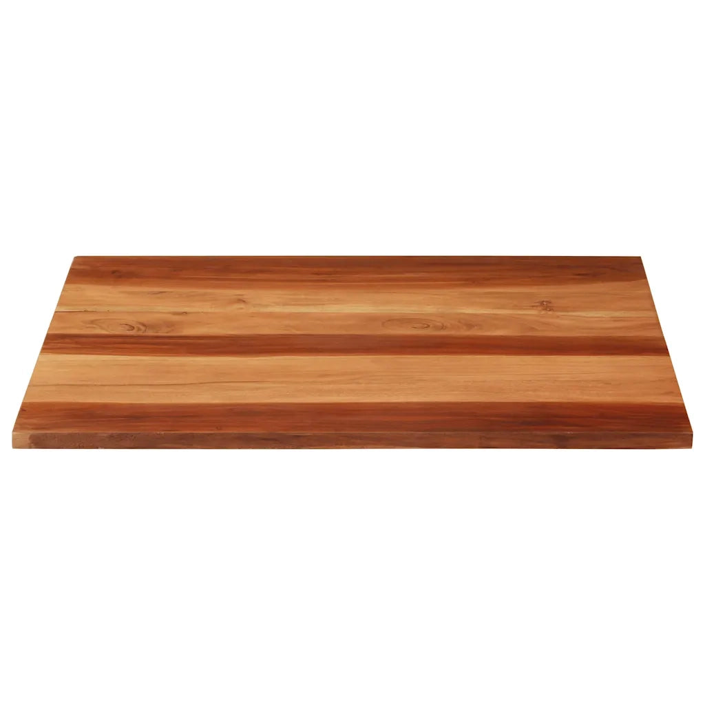 Piano Tavolo in Legno Massello di Acacia 25-27 mm 70x90 cm 285997