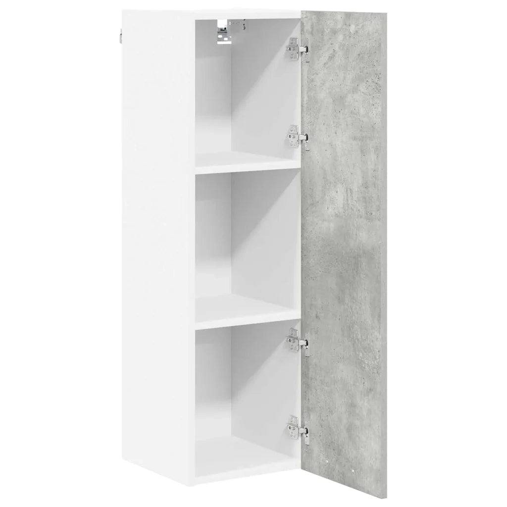 Armadio pensile con porta Grigio cemento 30 x 31 x 100 cm 884333
