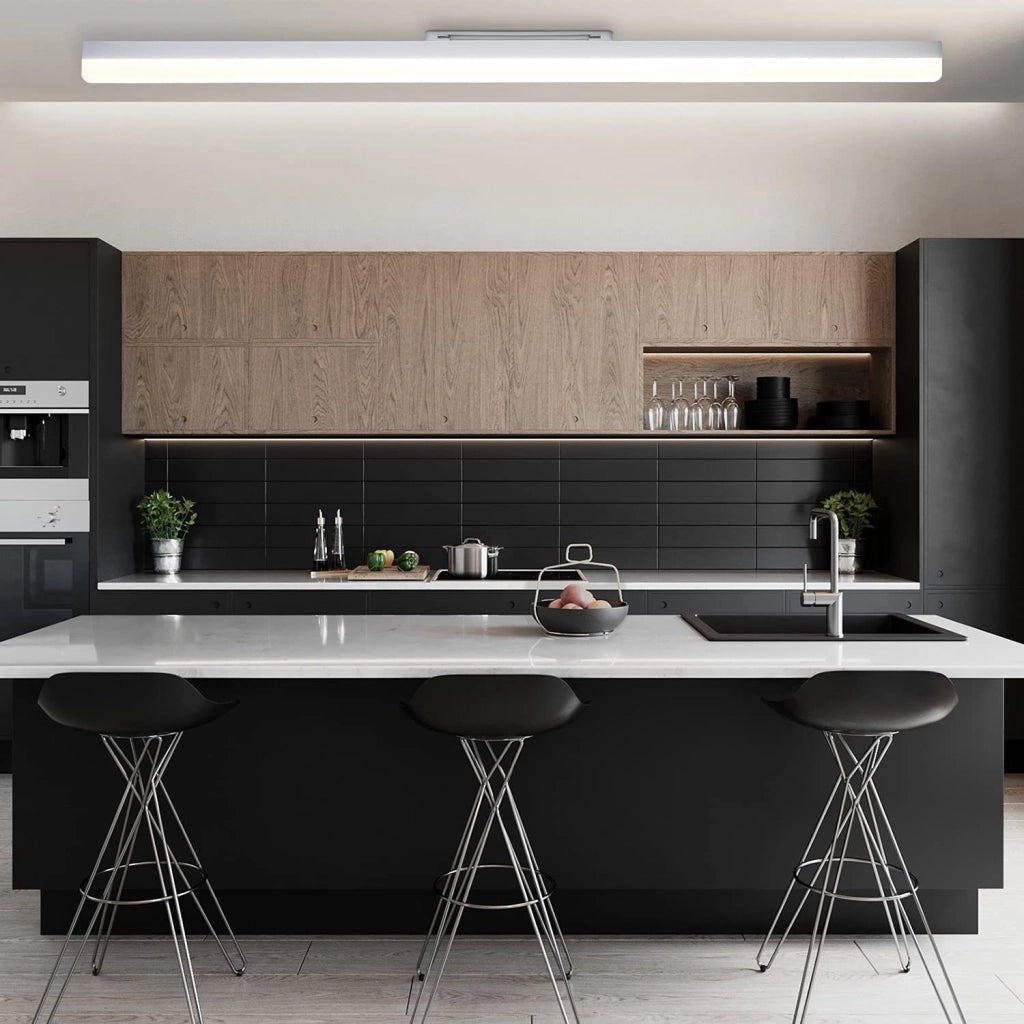 ZMH Lampada da soffitto plafoniera LED telecomando metallo moderna per camera letto