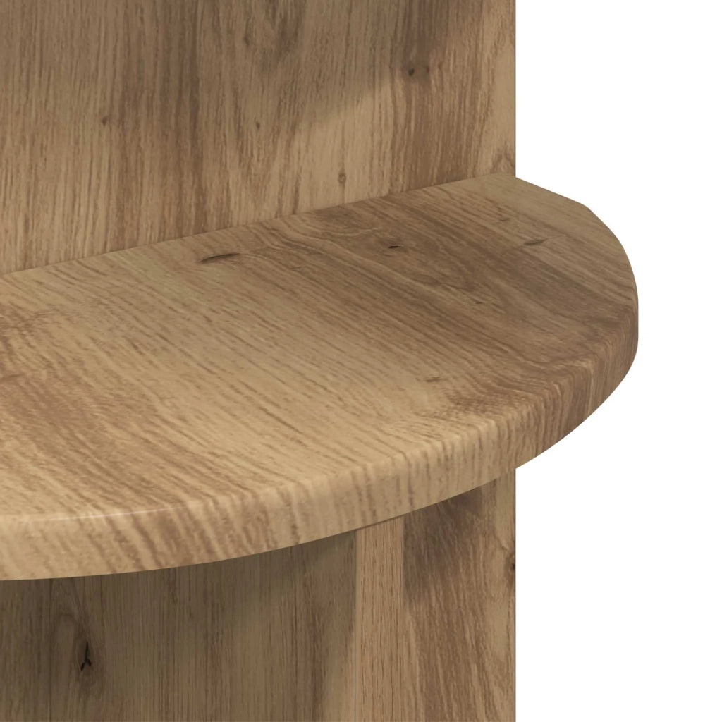 Tavolo laterale Rovere Artigianale Ø 39,5 x 55 cm