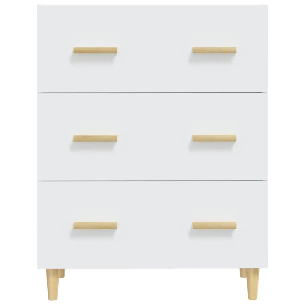 Credenza Bianca 70x34x90 cm in Legno Multistrato 812150