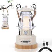 Lanterna esterna LED con batteria ricaricabile USB, regolabile senza interruzione del flusso di corrente, durata massima 75 ore, decorazione per giardino e campagna.