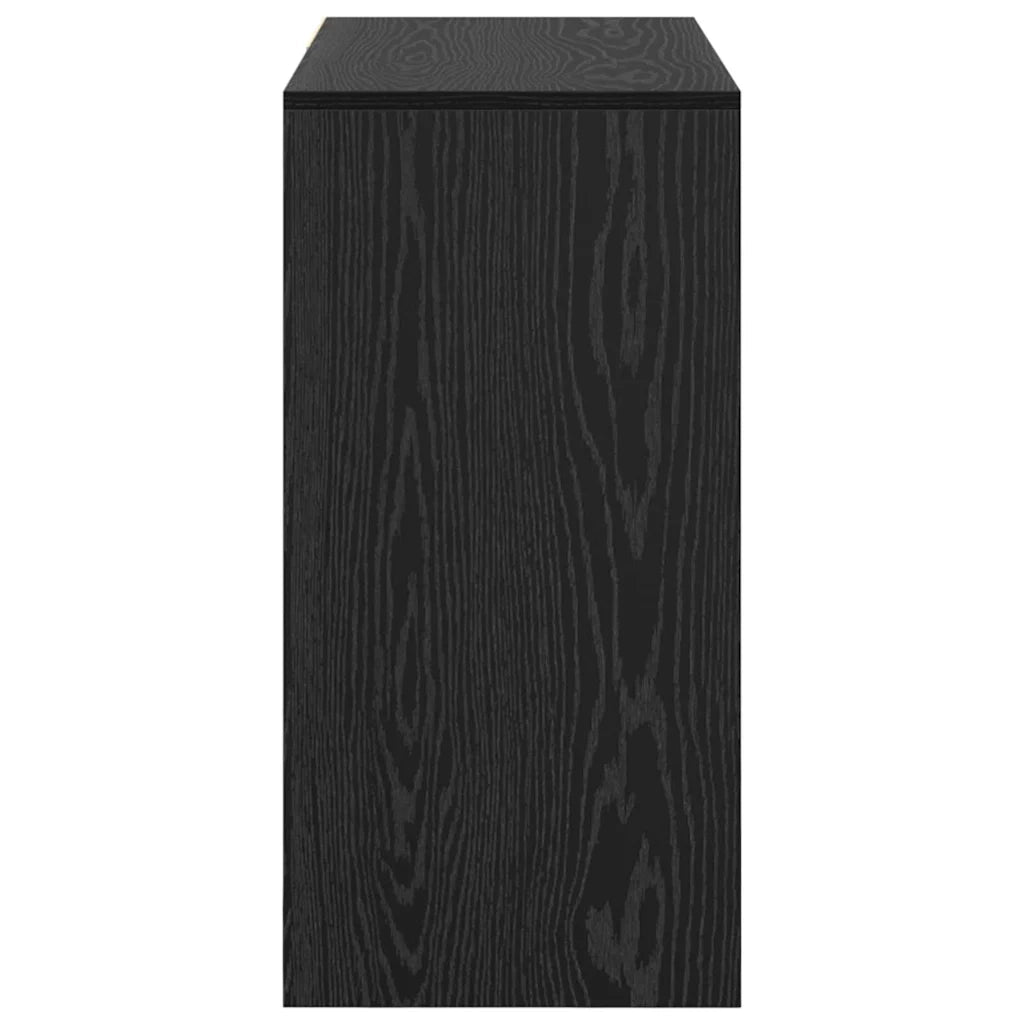 Scrivania Rovere Nero 90 x 37.5 x 75 cm Legno multistrato 869491