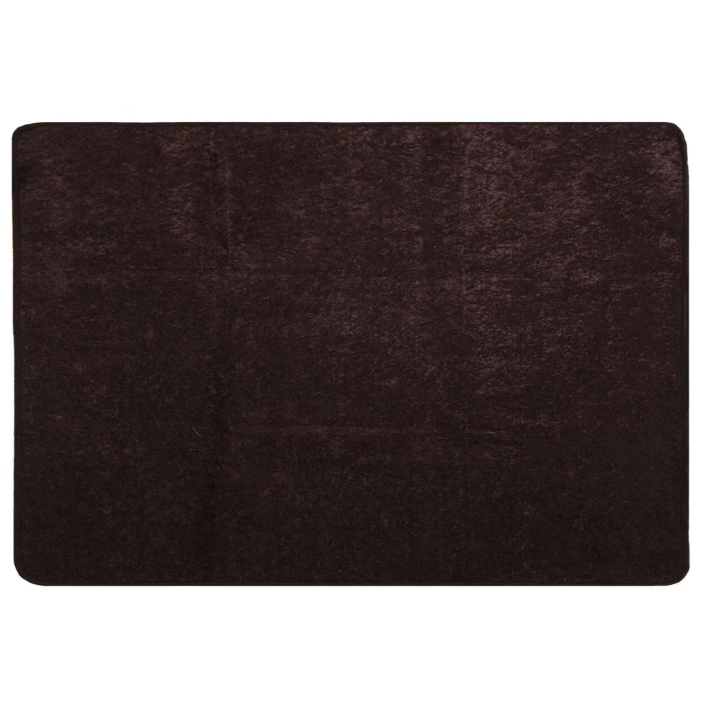 Runner in Moquette | Runner Tappeto MARSA Antracite 100 x 150 cm Poliestere e PVC