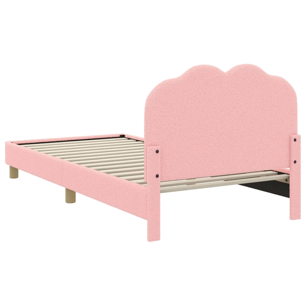 Struttura letto bambini con testata Rosa 90 x 200 cm 42010977