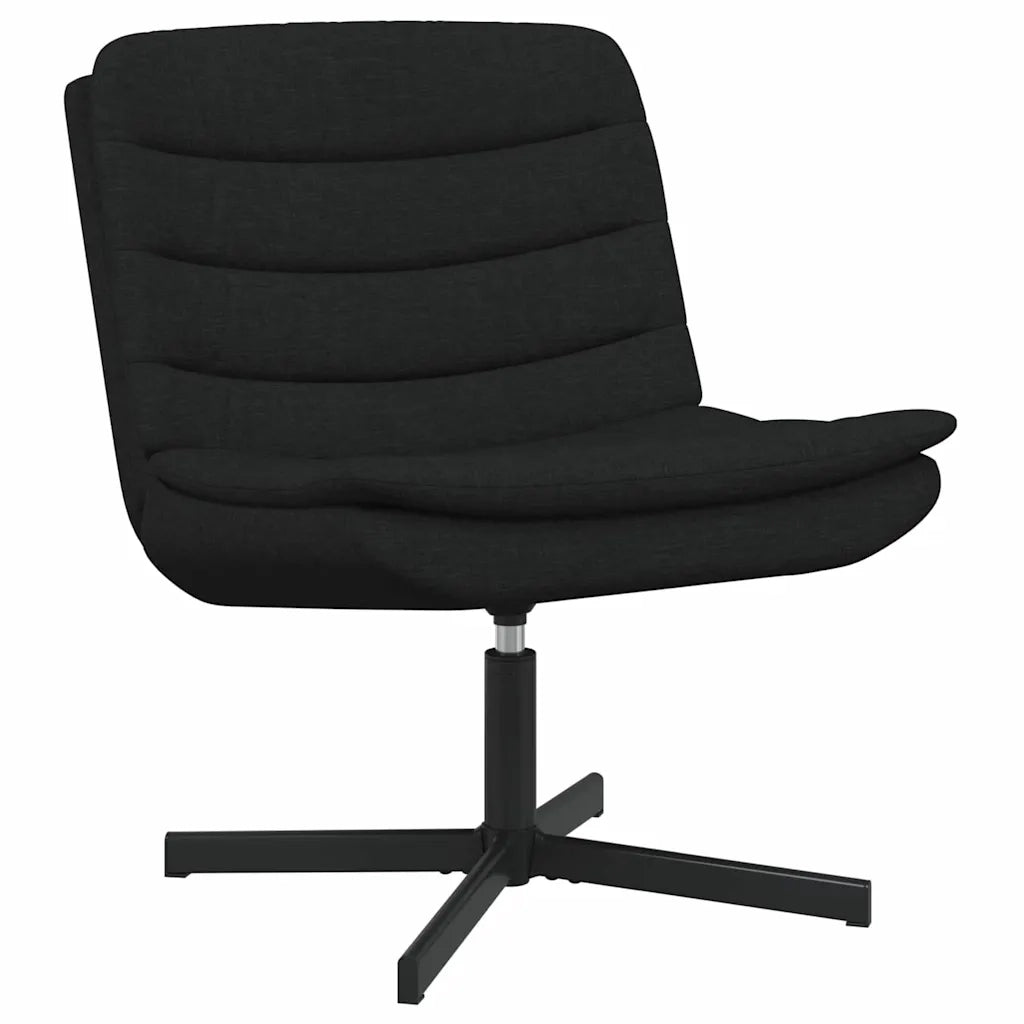 Sedia girevole Nero 63 x 75 x 76 cm Tessuto CFW9756728