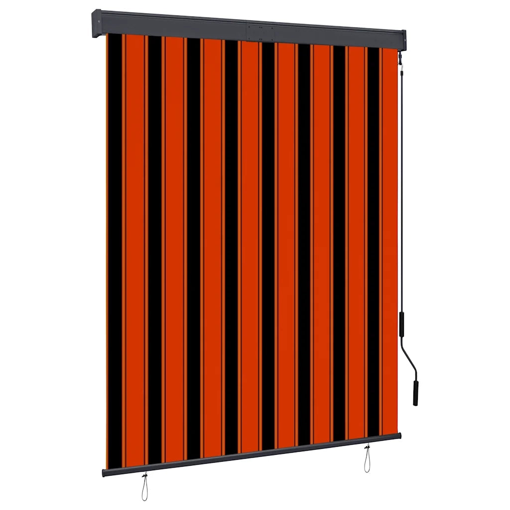 Tenda a Rullo per Esterni 140x250 cm Arancione e Marrone