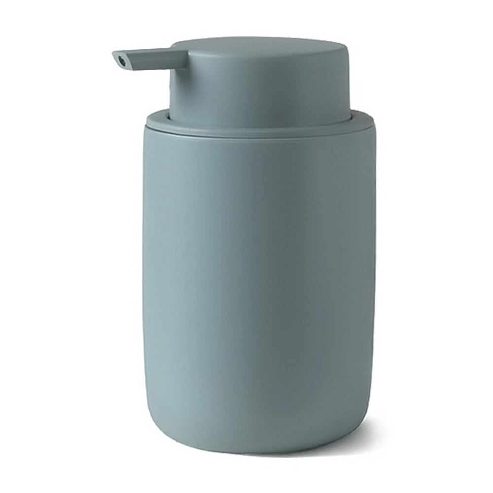 Set accessori bagno 3 pz con dispenser portaspazzolino e vassoio verde acqua - Taki