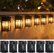 Illuminazione esterna a energia solare - Lampada da parete a energia solare per esterno - senza fili - IP65 impermeabile
