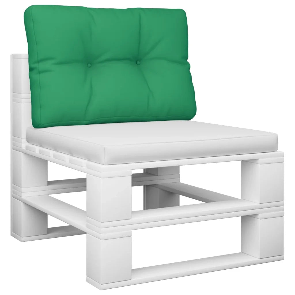 Cuscino per pallet | Cuscini per sedie Verde 60x40x12 cm in Tessuto