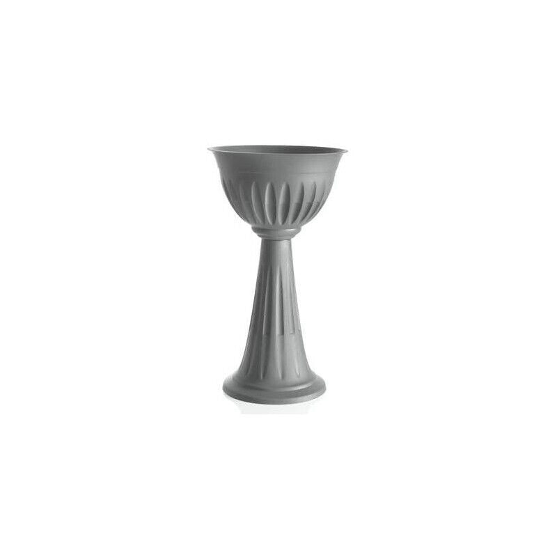 BAMA VASO A COLONNA ALBA COLORE GRIGIO D.43 X 76H CM