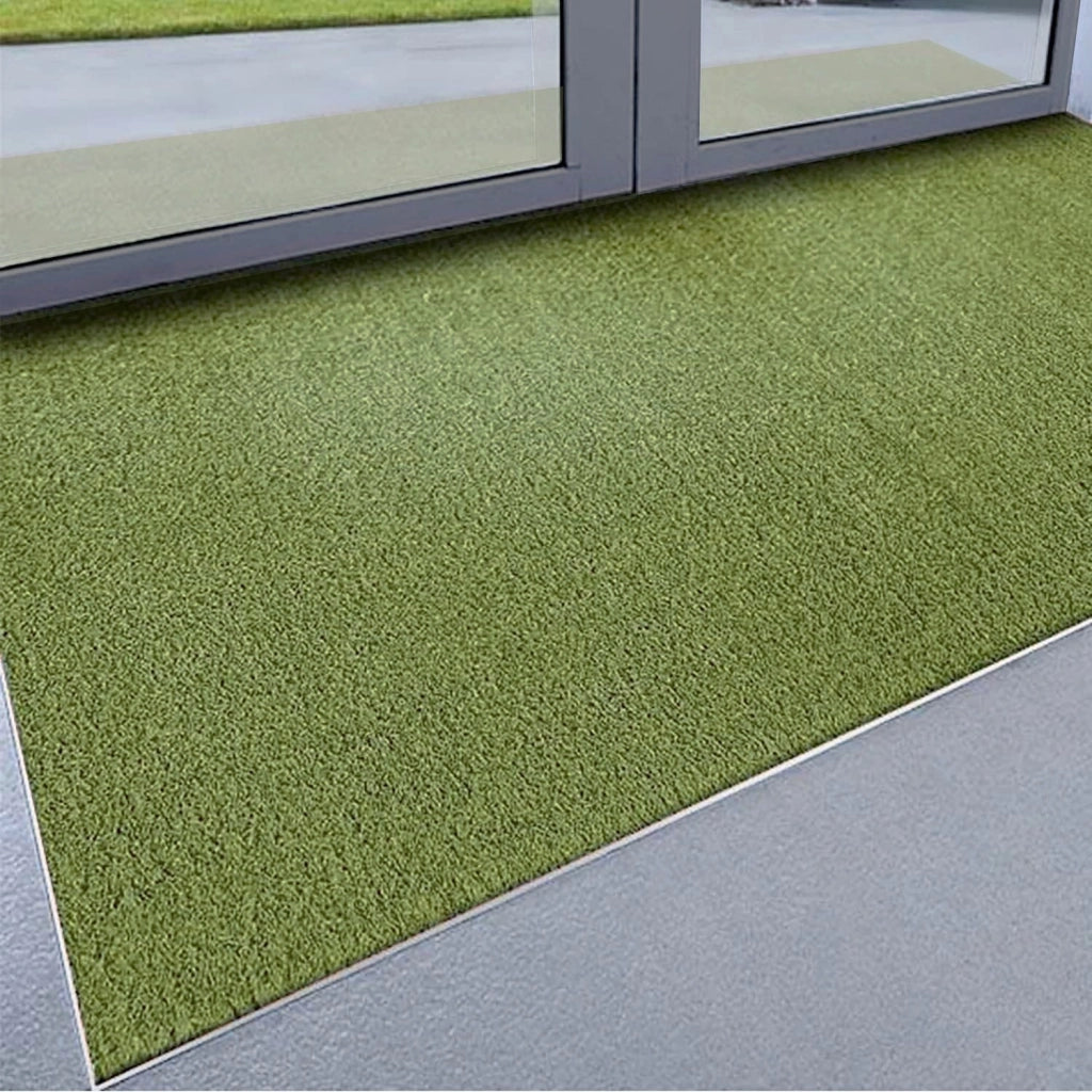 Zerbino Cocco Naturale Colorato Antiscivolo Su Misura Tappeto Ingresso Entrata 80x100 cm Verde