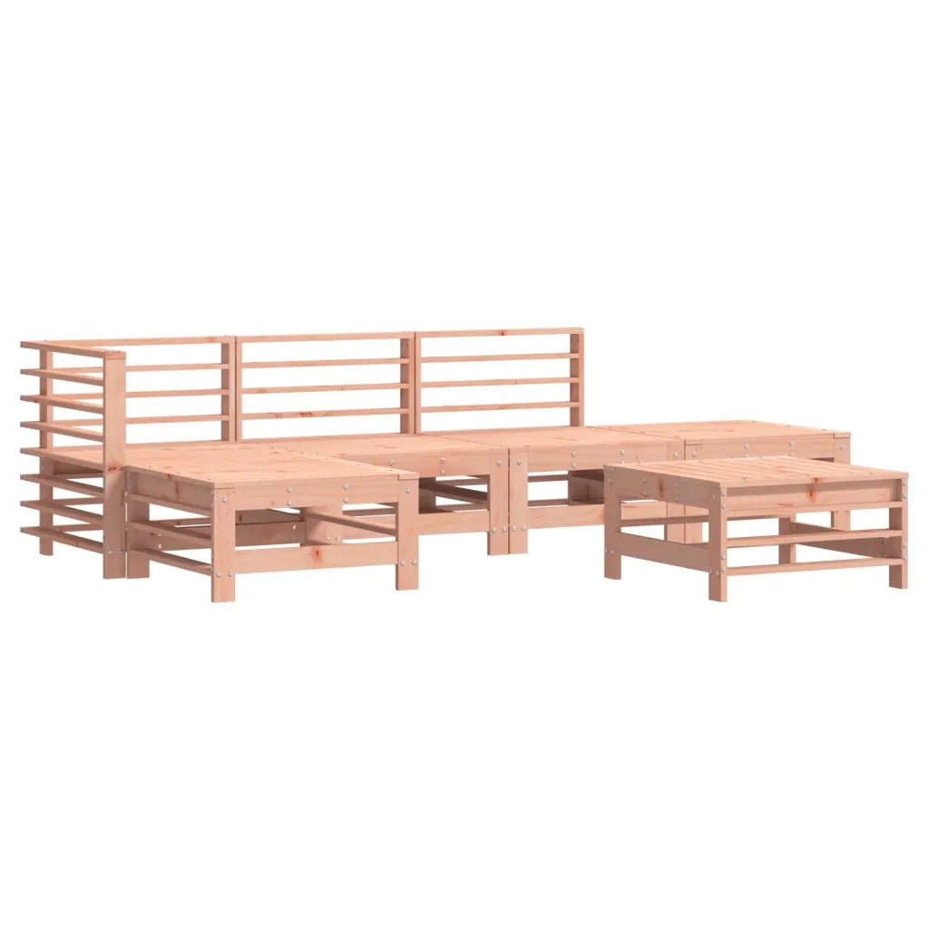 Set Salotto da Giardino 6 pz in Legno Massello di Douglas 3186338