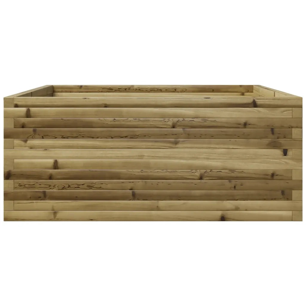 Fioriera da Giardino 110x110x49,5 cm Legno di Pino Impregnato