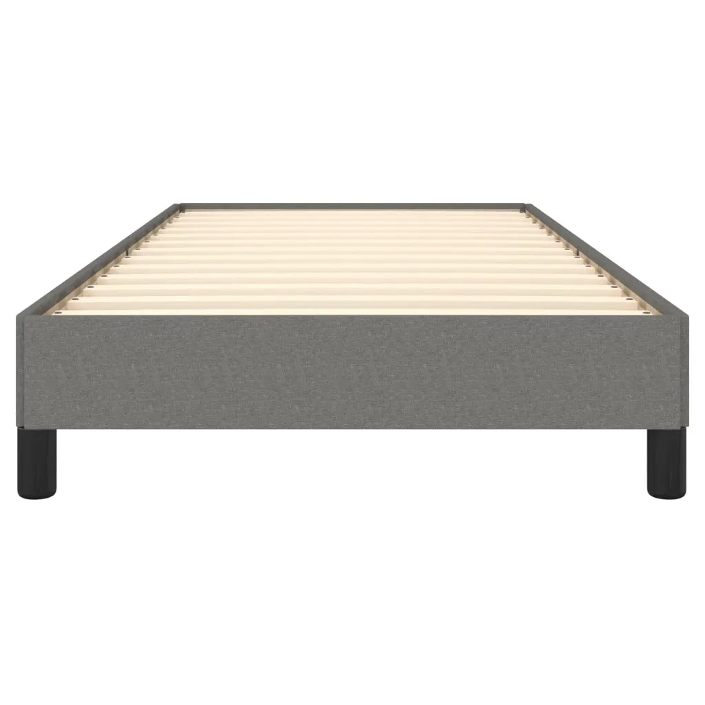 Giroletto senza Materasso-Struttura Letto Grigio Scuro 80x200 cm Tessuto 288484