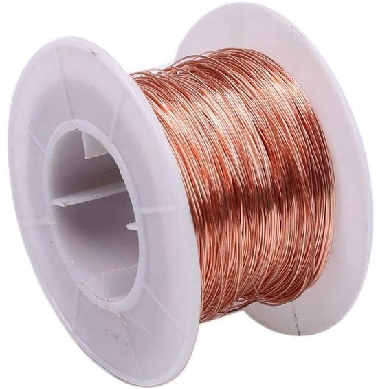Cavo di rame - Diametro 0,4mm - Peso 250g - Resistente alla corrosione - Ideale per progetti DIY - 3 pezzi - Alta conducibilità termica