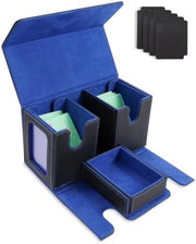 Cassaforte per le Carte - Scatola per le Carte con Finestra Translucida e Chiusura Magnetica
