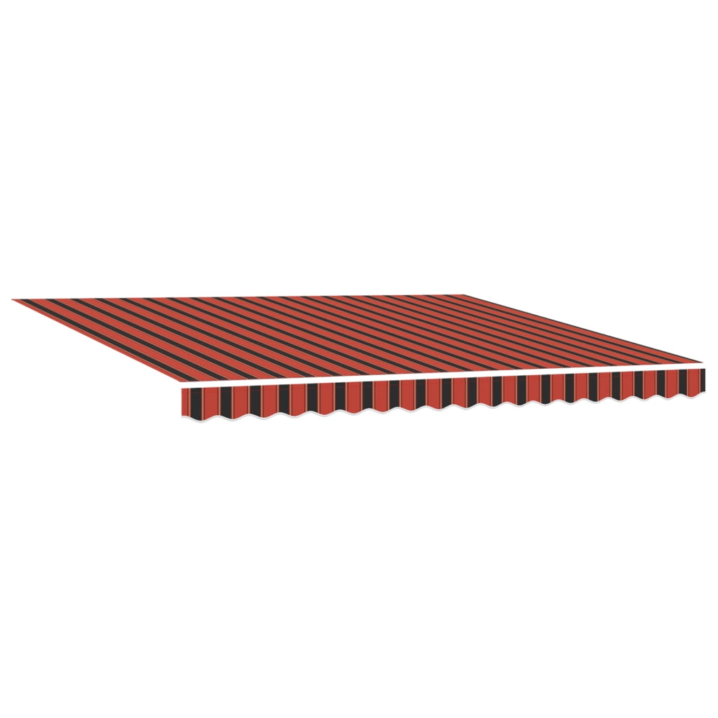 Tenda Retrattile Automatica Arancione e Marrone 400x350 cm