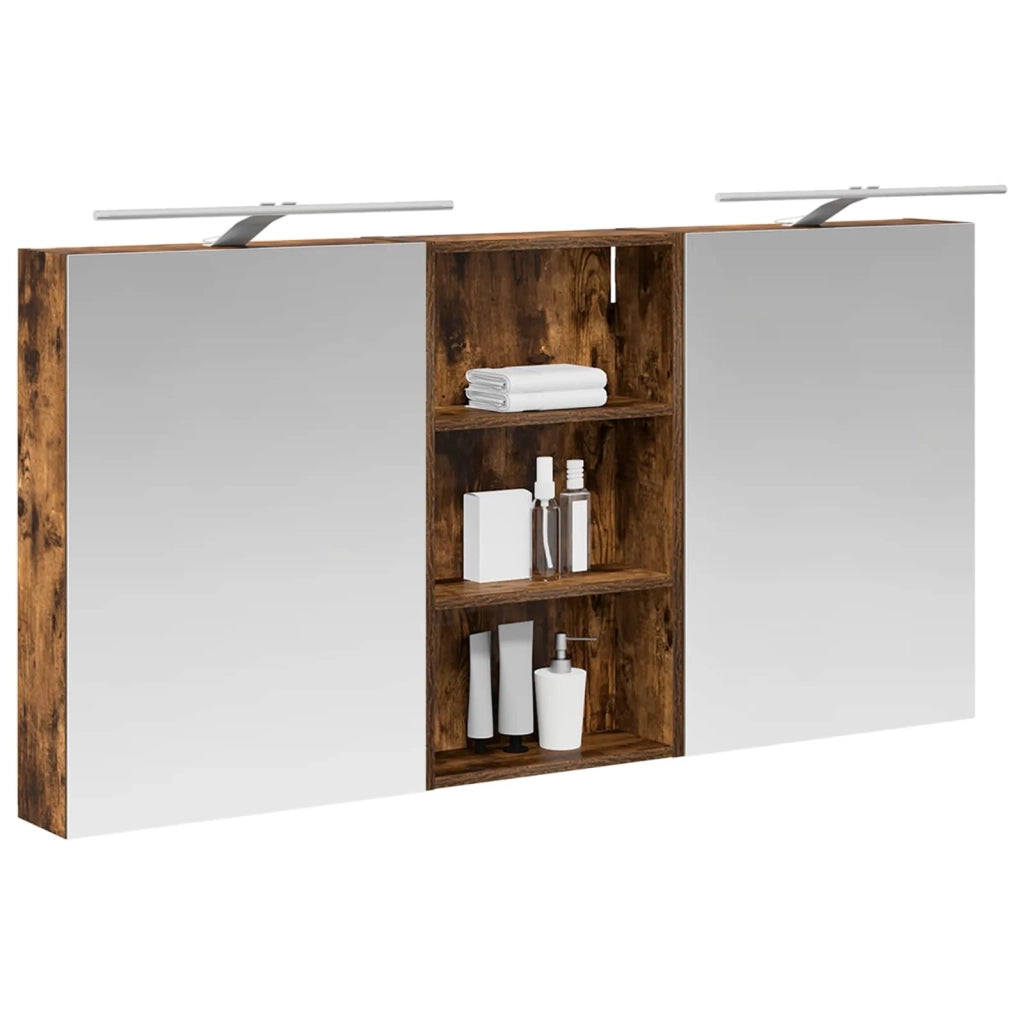 Set di Armadi da Bagno con lo scaffale 3 pcs 140 x 14,5 x 70 cm