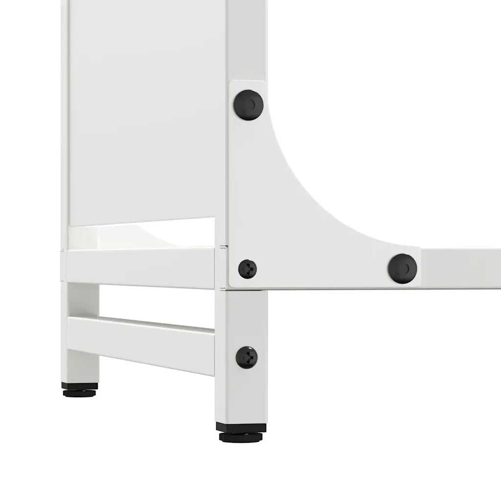 Rastrelliera per Legna da Ardere Bianca 60x28x90 cm CFW6664468