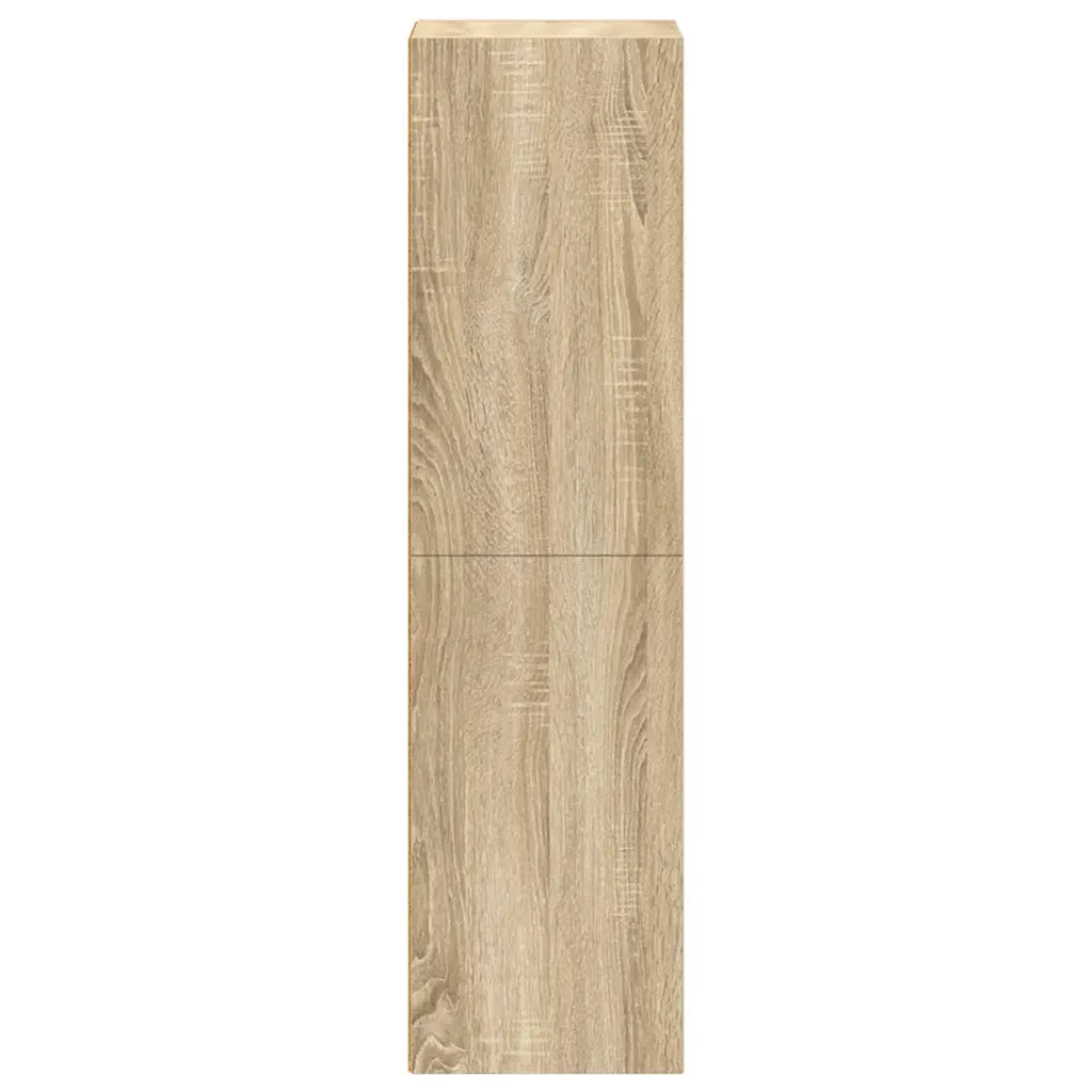 Libreria-Mobile TV Rovere Sonoma 36x30x114 cm Legno Multistrato