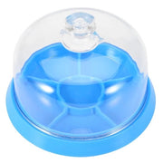 Scatola di stoccaggio impermeabile - Accessorio orologio - Scatola di stoccaggio con tasche - Scatola di stoccaggio stoffa impermeabile - Plastica - 10,5 x 10,5 x 7 cm - Scatola di stoccaggio orologio