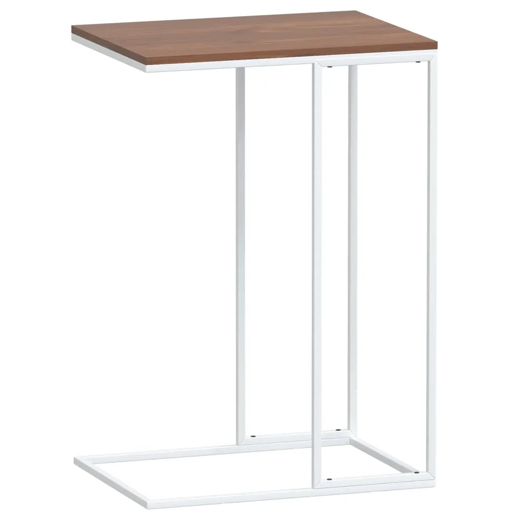 Tavolino da Salotto Bianco 40x30x59 cm in Legno Multistrato 343094