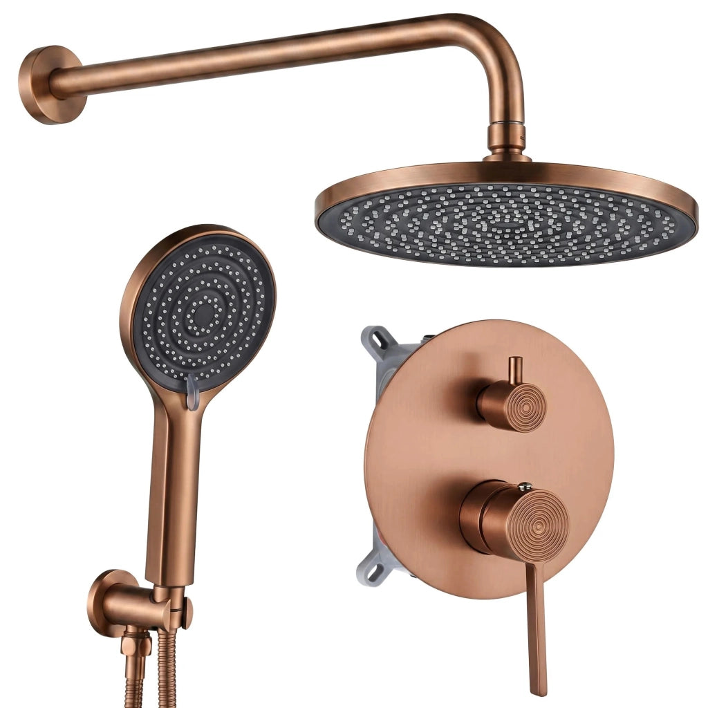 Set Doccia Da Incasso Rea Foster Brush Copper + Box