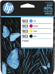 HP Confezione da 4 cartucce di inchiostro nero, ciano, magenta, giallo originali 903