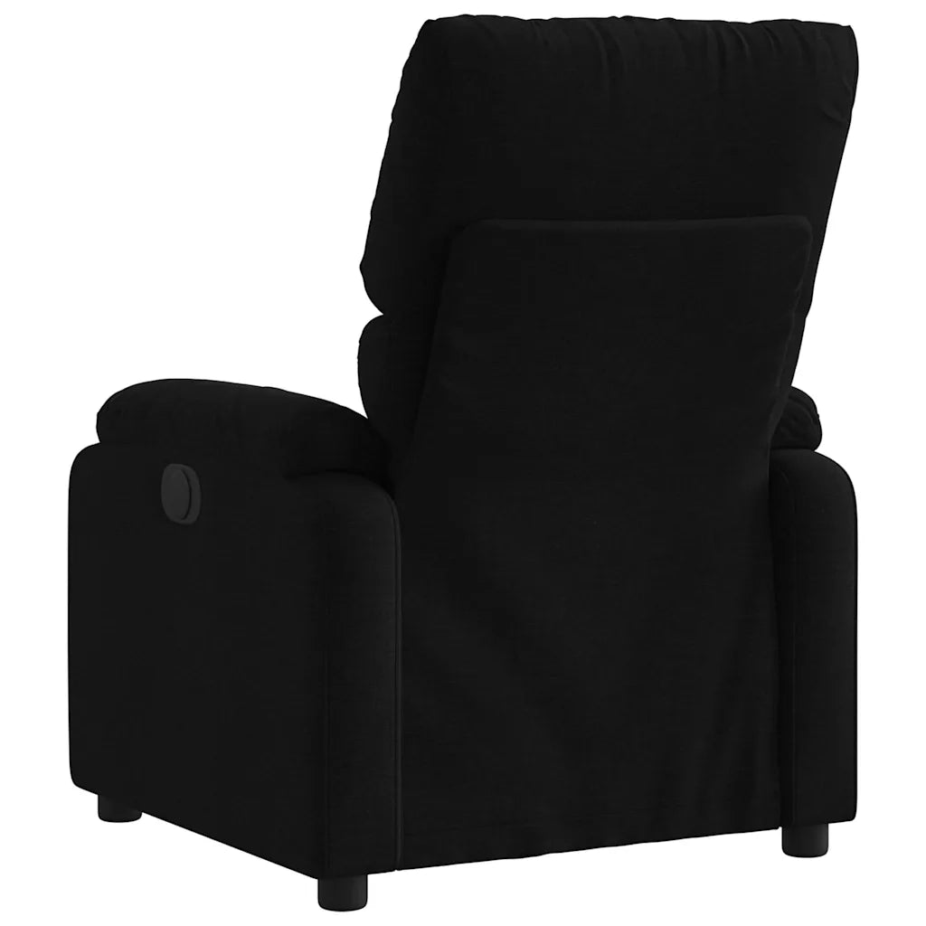 Divano Sedia-Poltrona reclinabile in tessuto nero 576087