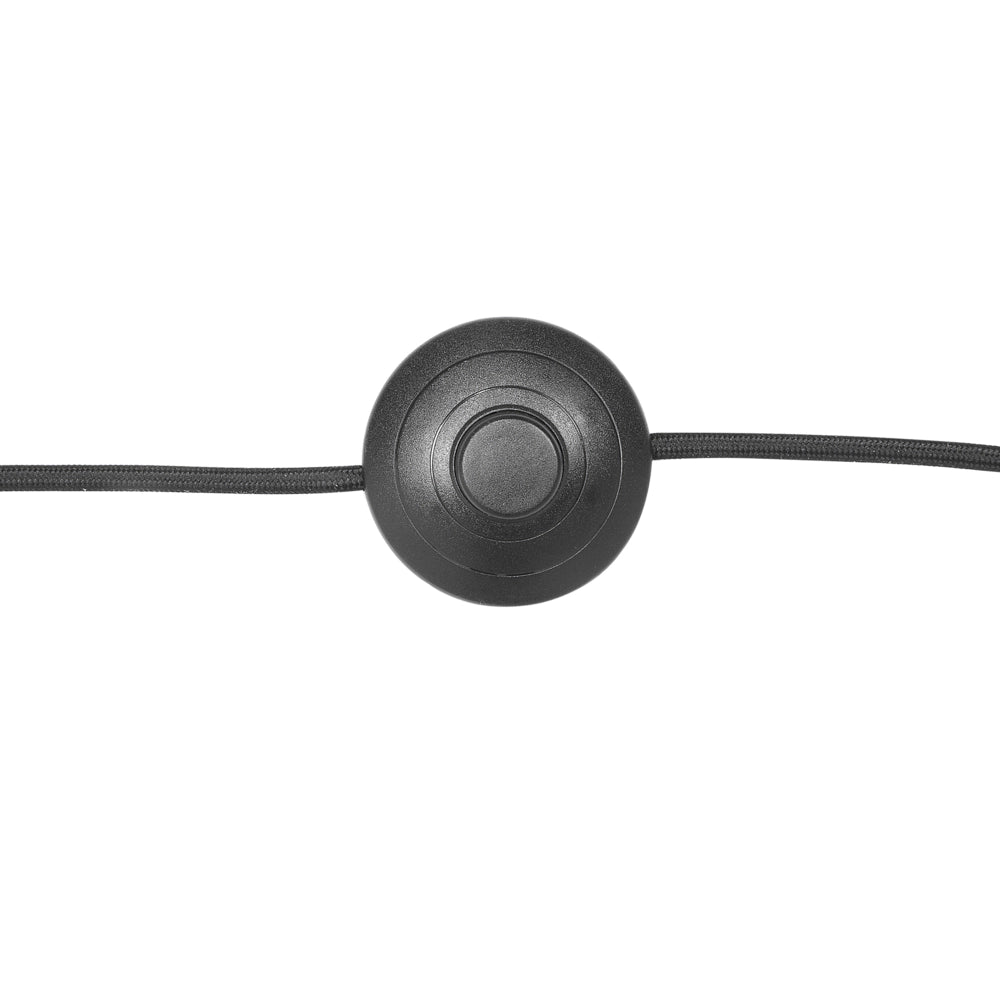 Lampada da Terra Colore Nero Metallo 155 cm Paralume Orientabile Industriale