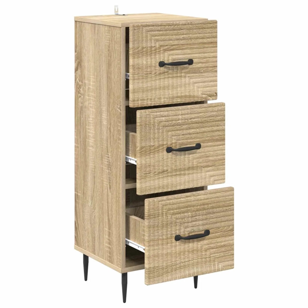 Mobile con Cassetti Rovere Sonoma 33 x 34,5 x 89,5 cm 894847