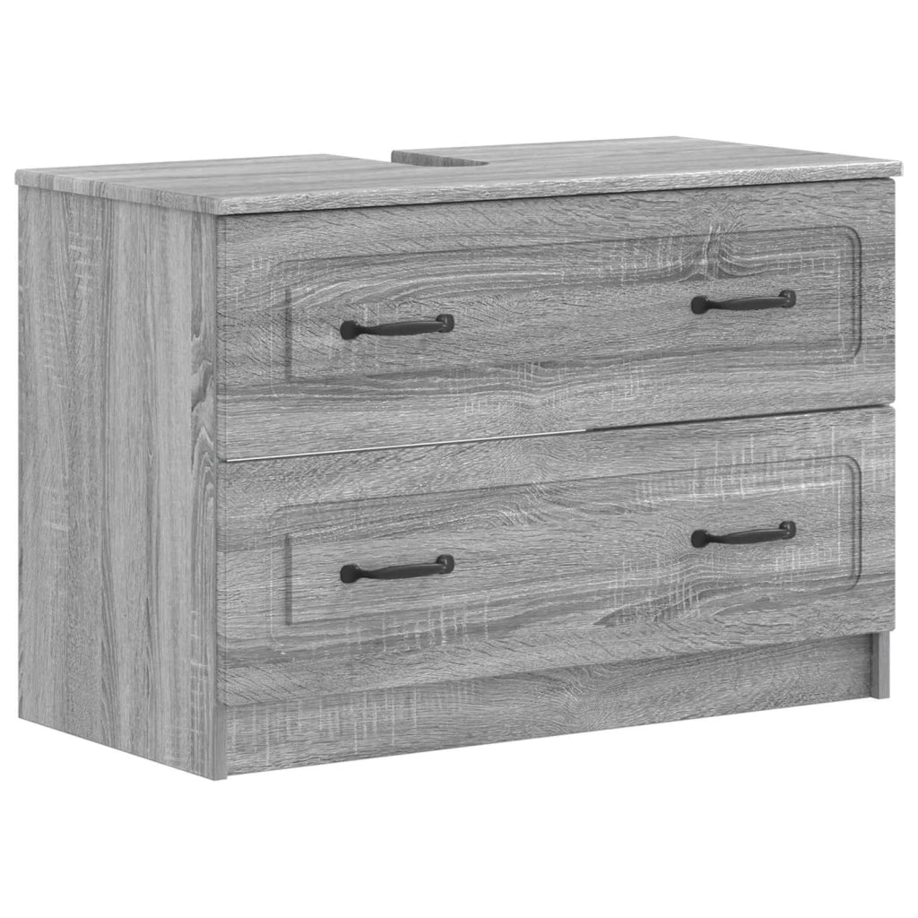 Armadio per Lavabo da Bagno UTRECHT Sonoma grigio 897681
