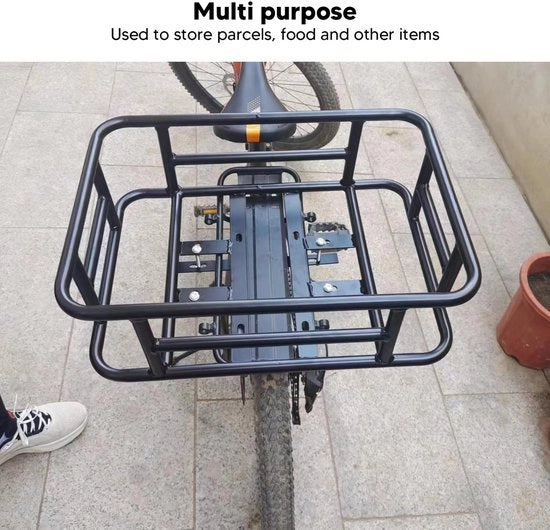 Accessorio per bicicletta da sella grande capacità - Sella da bicicletta idrorepellente in acciaio - Sella da bicicletta multifunzionale - Installazione facile - Accessorio da bicicletta pratica - Sella da bicicletta da carico
