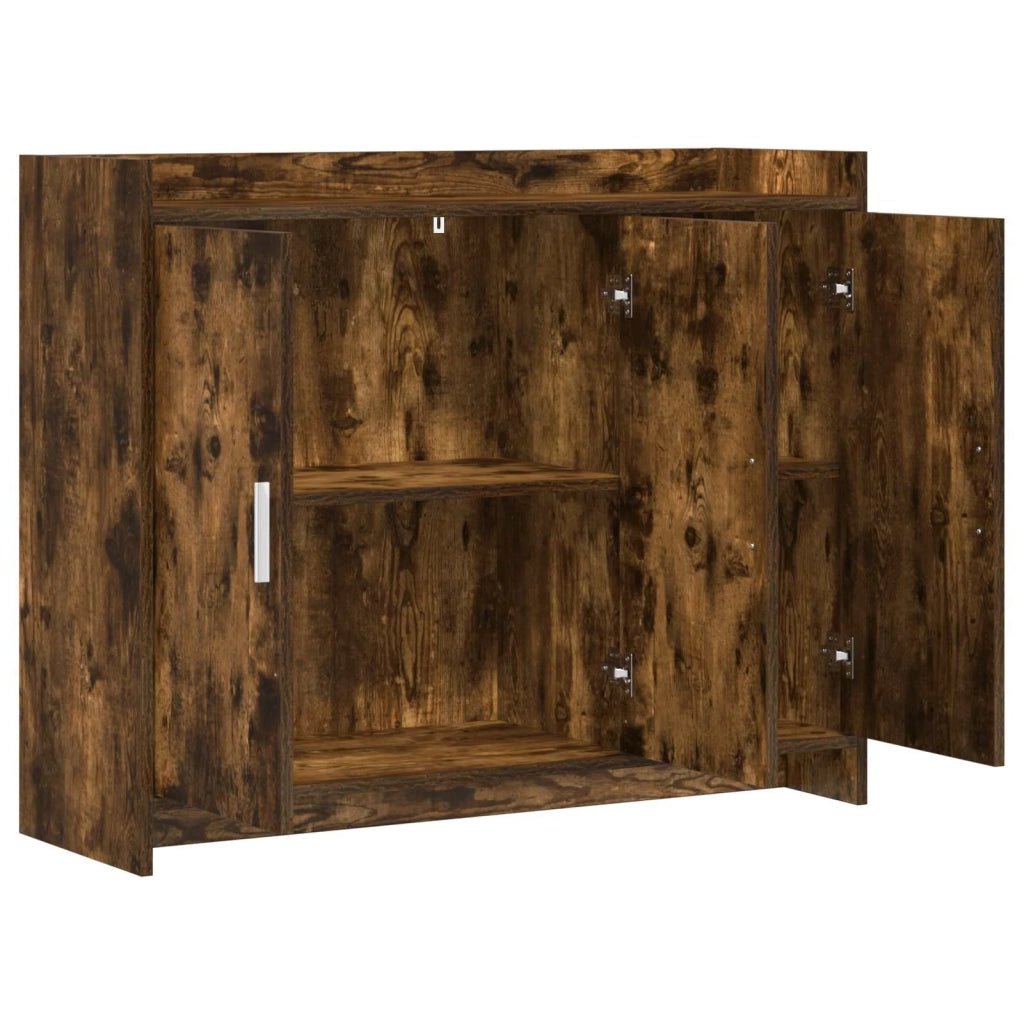 Credenza Rovere Fumo 98,5 x 33 x 80 cm Legno ingegnerizzato 8011127