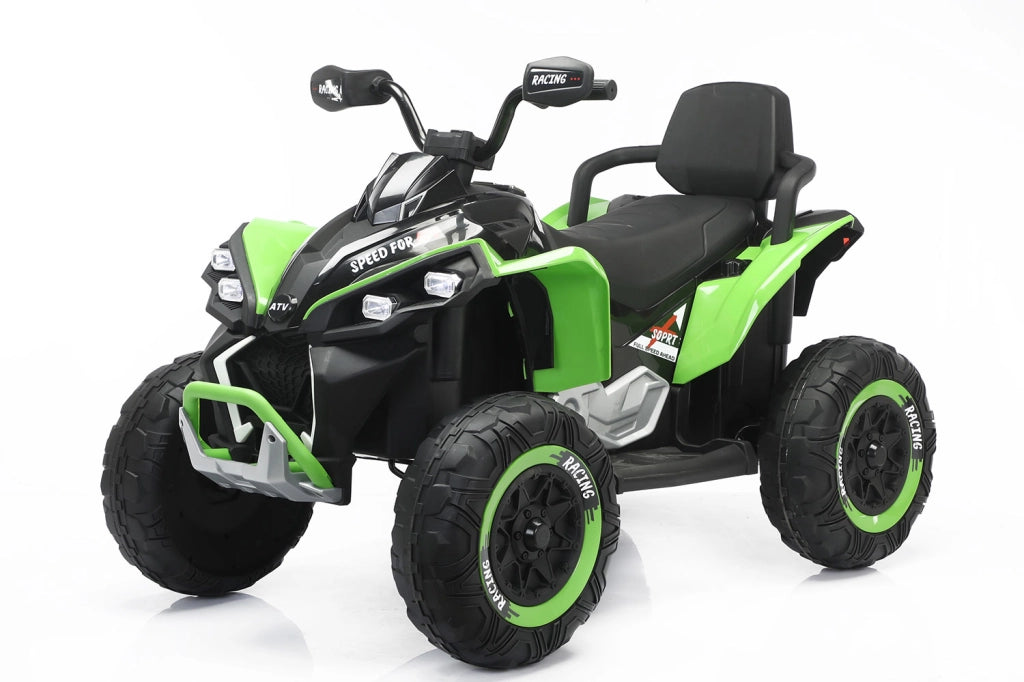 Quad Elettrico per Bambini ATV Safari Gold 24V fino a 60 kg con Telecomando Verde