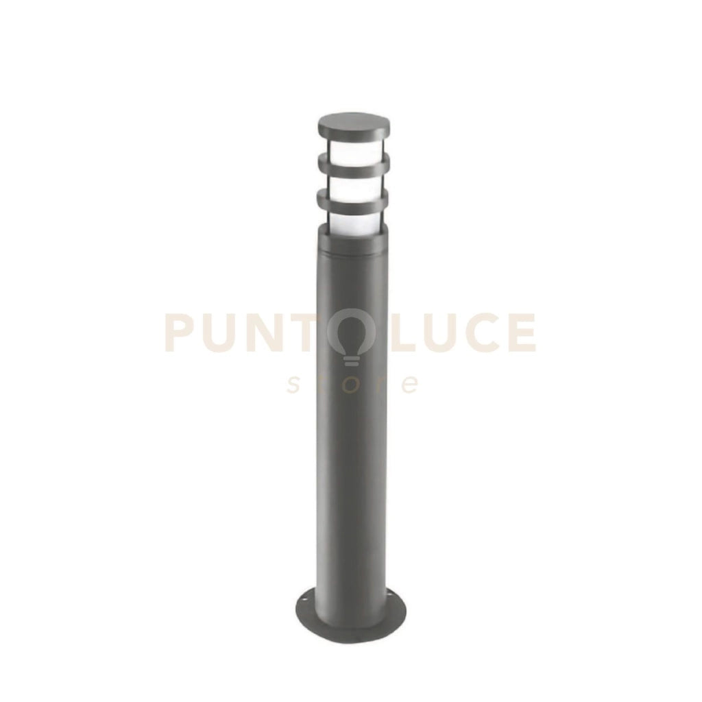 GES022- PALETTO DA ESTERNO COLORE GRIGIO ANTRACITE 1 LUCE ATTCCO E27 65CM IP54
