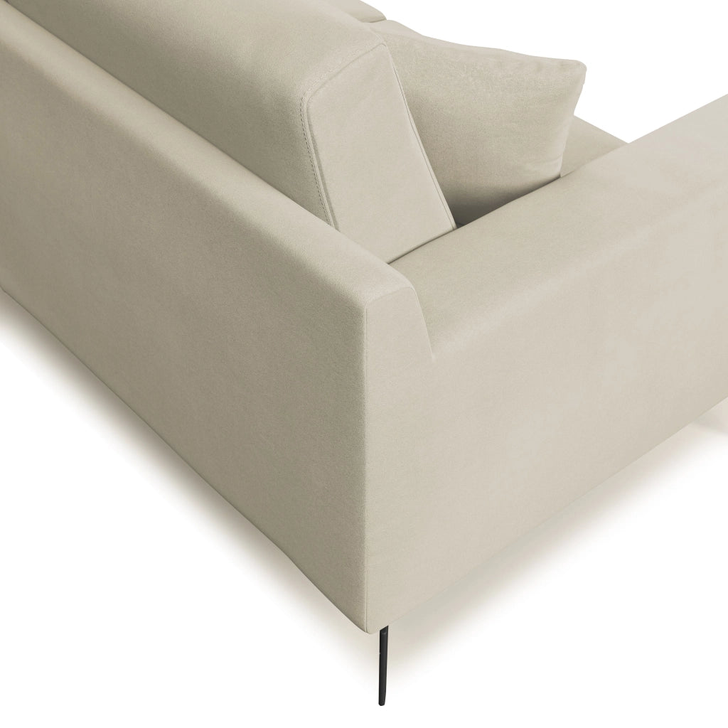 Prestige Divano design moderno T11 166 cm panna