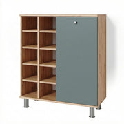 Armadietto da bagno con portabiancheria Fynn Verde 78.4 x 91.6 cm Vicco